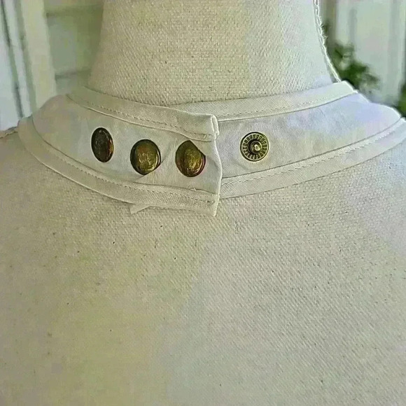 Jessica Simpson size 6 white halter top dress - Picture 5 of 6